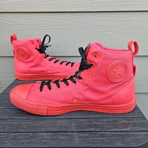 Converse‎ Chuck Taylor All Star High Top Shoes Red Black Sneakers Mens Size 11